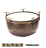 T 1, T 2, T 3 Timbales