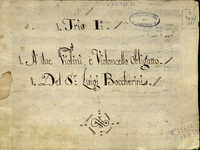 Boccherini, Luigi (1743-1805) - 00000365100 ( Págs: 14 )