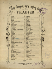 Iradier, Sebastián (1809-1865) - 00000395700 ( Págs: 6 )