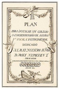 El Conservatorio que nunca existió: El proyecto de Melchor Ronzi para Madrid (1810). Artículo de Luis Robledo seguido de facsímil (5 MB, en PDF)