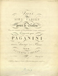 Paganini, Nicolò (1782-1840) - 00000442900 ( Págs: 18 )