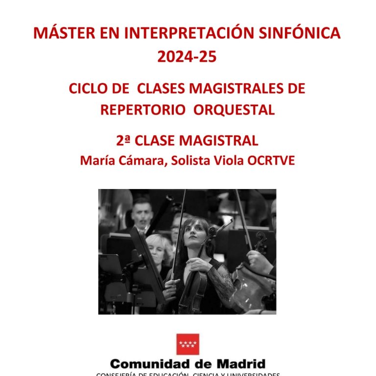 Clases magistrales de Viola en el auditorio José Cubiles