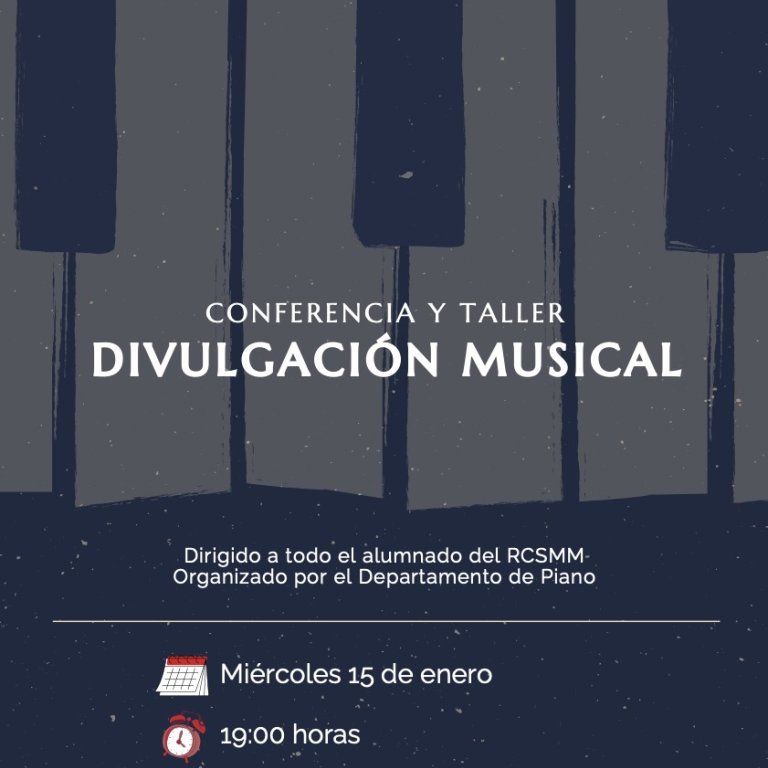 Conferencia y taller de divulgación musical