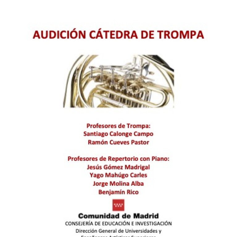 Audición de Trompa