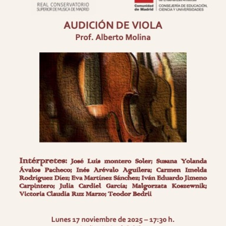Audición de Viola