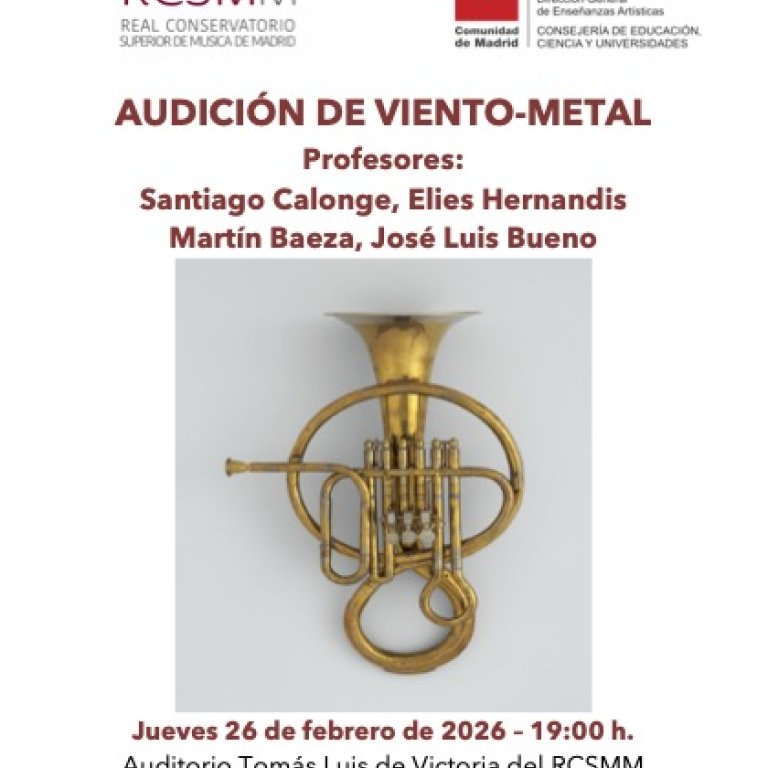 Audición de grupos de Viento Metal